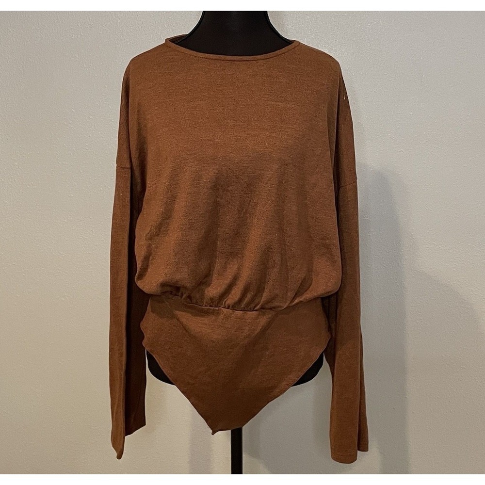 Cider XL Long‎ Sleeve Round Neck Bodysuit